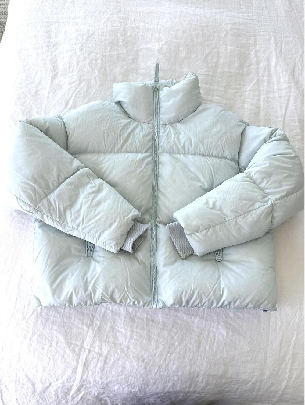 Manage Tessy Down Blue Puffer Jacket SIZE M - SOLD AS IS SEE PICS